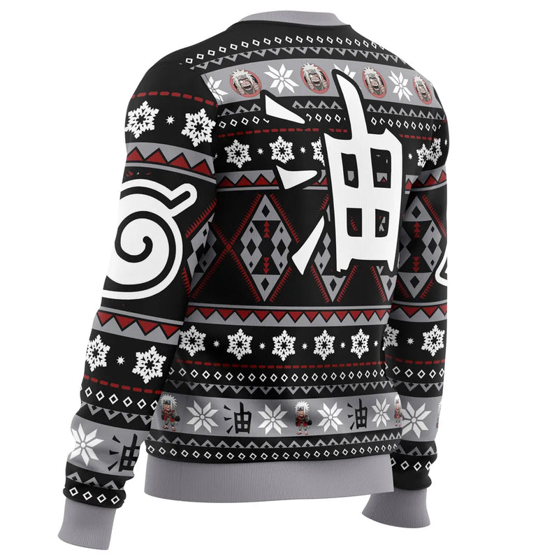 Christmas Jiraiya Naruto Ugly Christmas Sweater