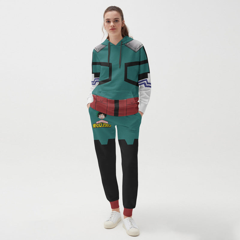 Midoriya Izuku My Hero Academia Hoodie And Jogger Set Anime Clothes