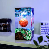 Cursed Devil Fruit One Piece Epoxy Resin Lamp, Night Light