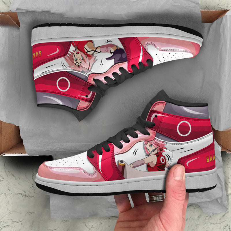 Sakura Sneakers Custom Naruto Anime Shoes New Version