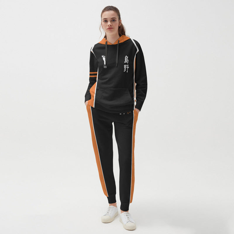 Karasuno High Haikyuu Hoodie And Jogger Set Anime Clothes