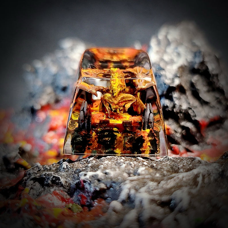 LOTR Lord Of Rings Balrog Artisan Keycaps Epoxy Resin