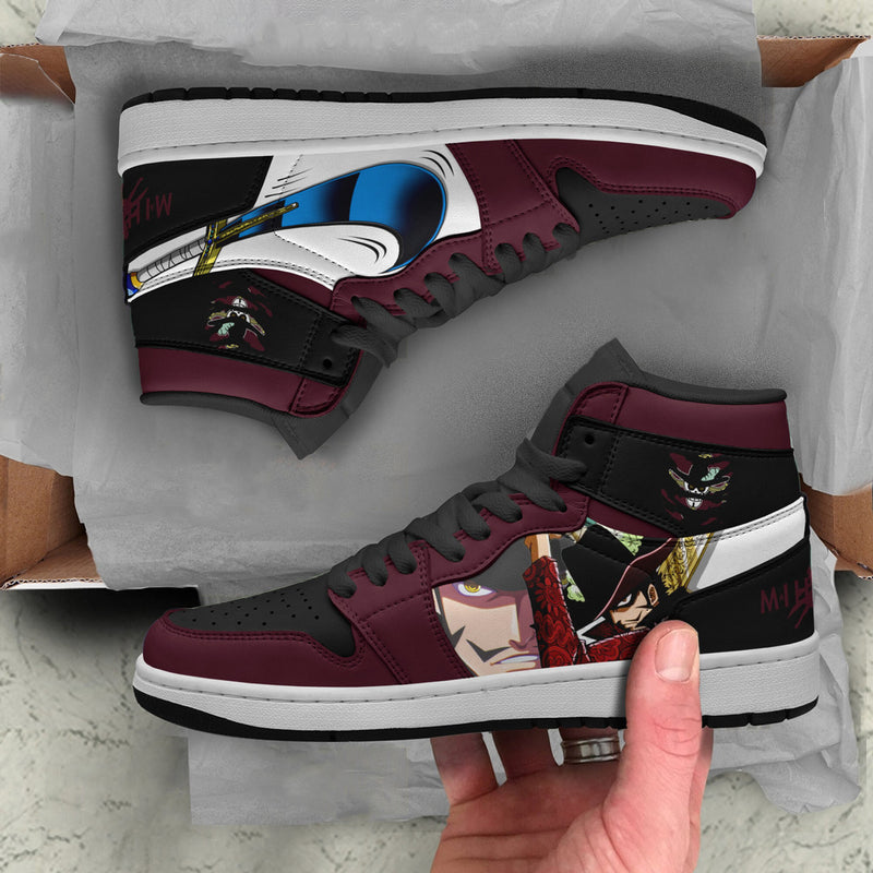 Mihawk Sneakers Custom One Piece Anime Shoes Model Ver