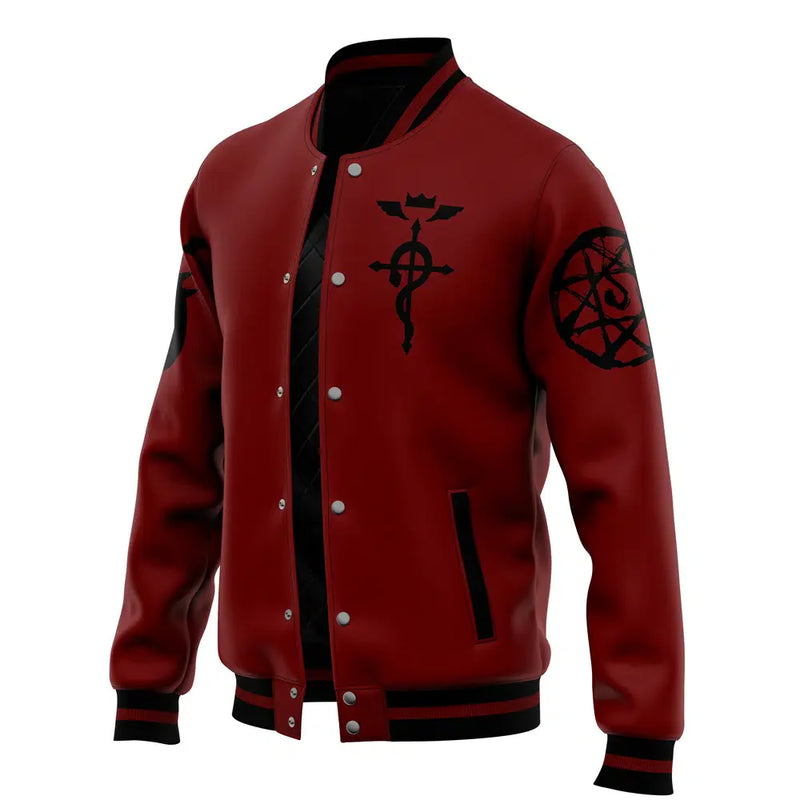 Edward Fullmetal Alchemist Varsity Jacket