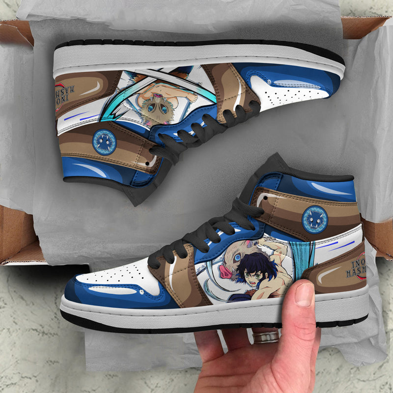 Inosuke Sneakers Limited Edition Demon Slayer Anime Shoes New Version