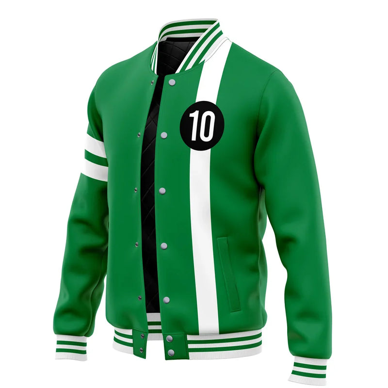 Ben Tennyson Green Varsity Jacket