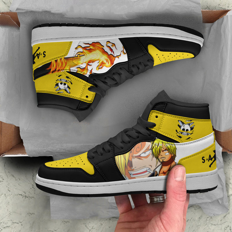 Sanji Sneakers Custom One Piece Anime Shoes New Version