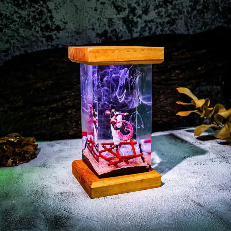 Han Juri Street Fighter V Epoxy Resin Lamp, Night Light