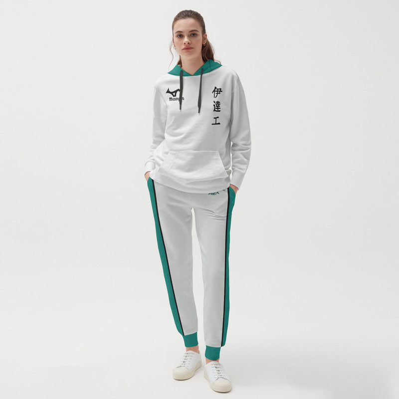 Date Tech High Haikyuu Hoodie And Jogger Set Anime Clothes