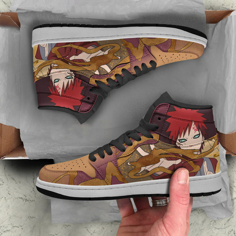 Gaara Sneakers Custom Naruto Anime Shoes New Version