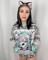 Christmas Anime Ahegao Ugly Christmas Sweater