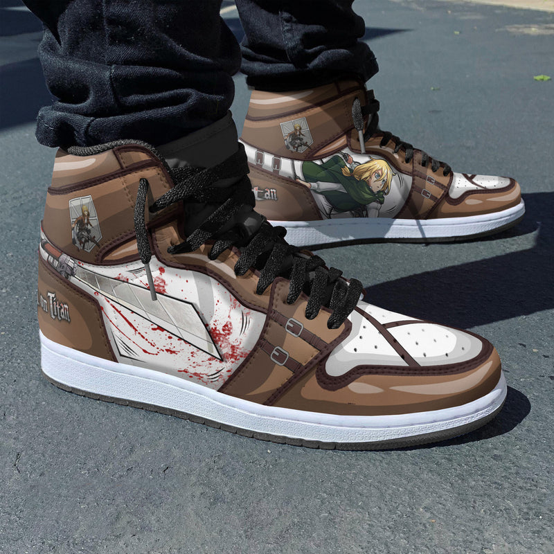 Historia Reiss Custom 3D Shoes Attack On Titan Anime Boot Sneakers