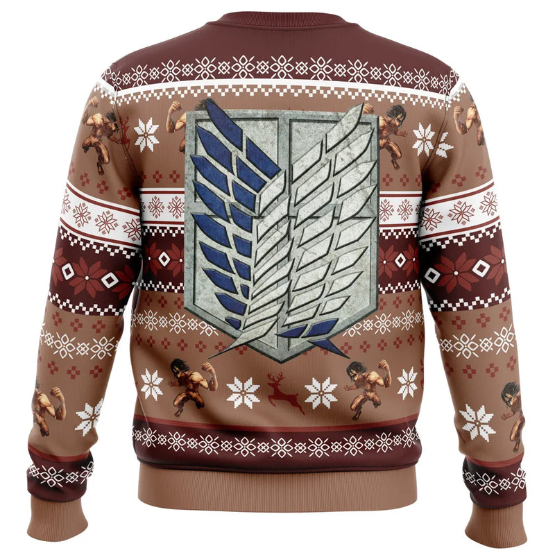 Levi Ackerman Attack on Titan Ugly Christmas Sweater