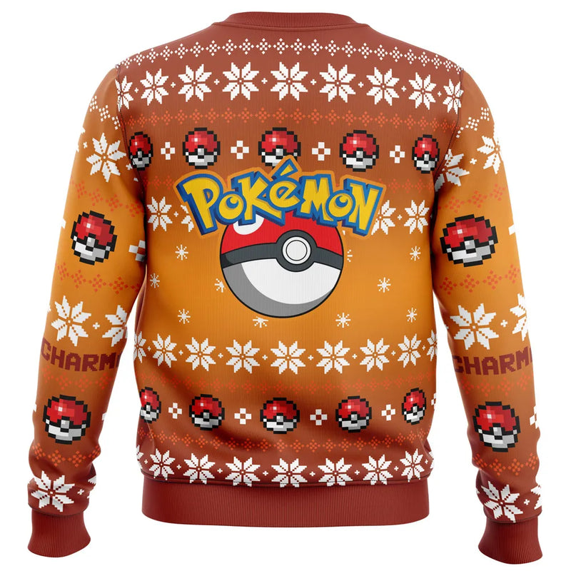 Christmas Charmander Pokemon Ugly Christmas Sweater