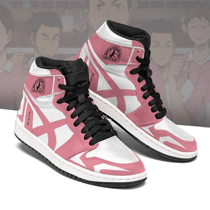 Wakutani Minami High Shoes Custom Haikyuu Anime Boot Sneakers