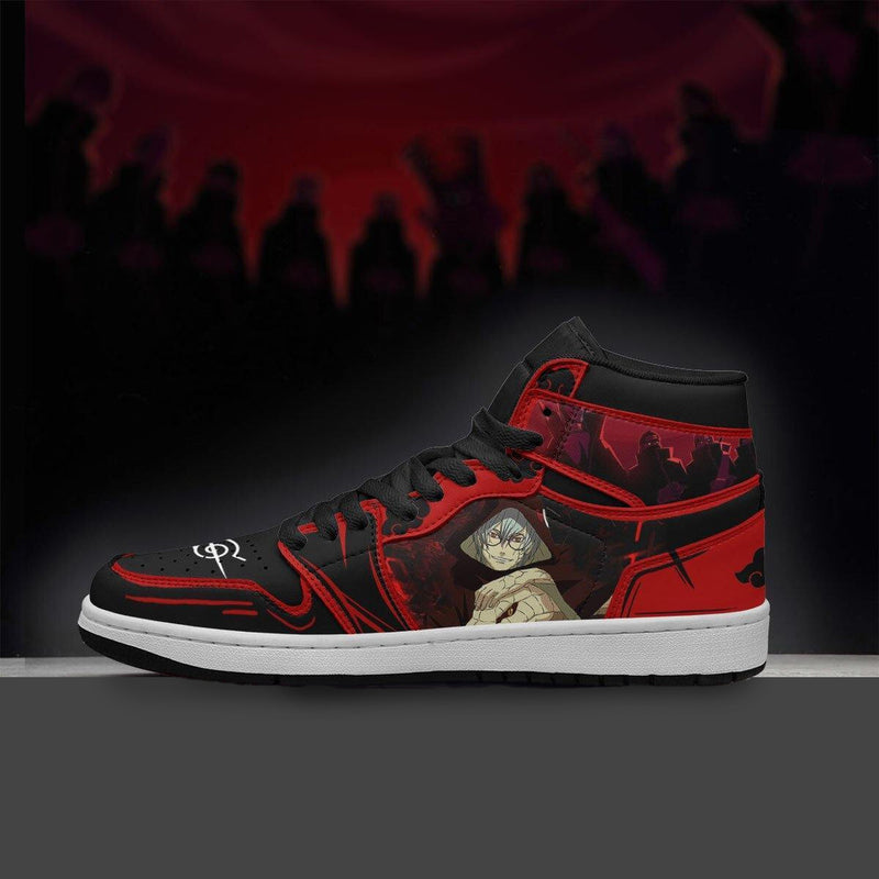 Kabuto Akatsuki Boot Sneakers Custom Naruto Anime Shoes