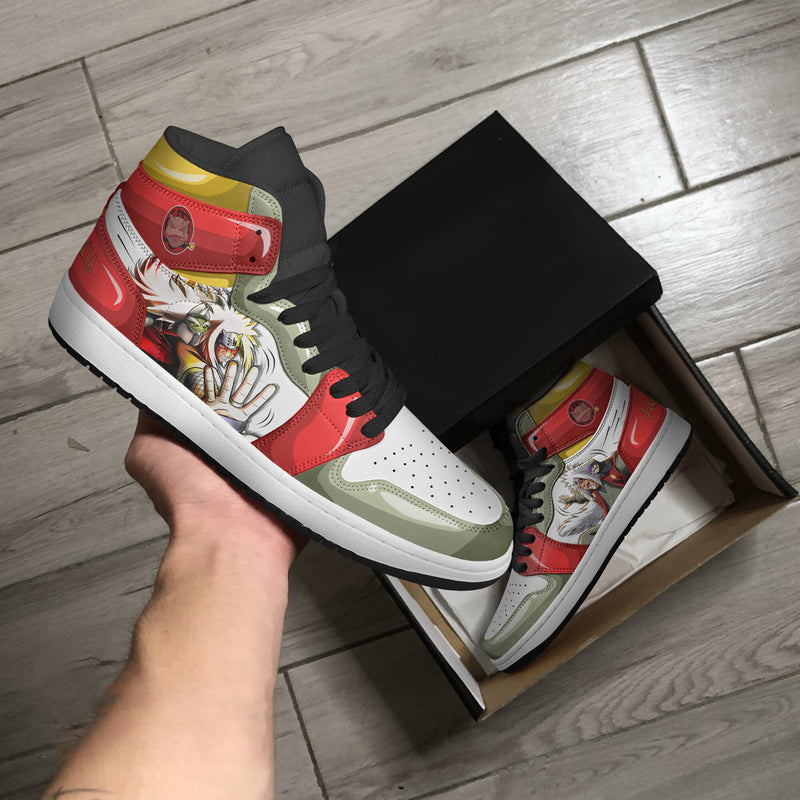 Jiraiya Sneakers Custom Naruto Anime Shoes New Version