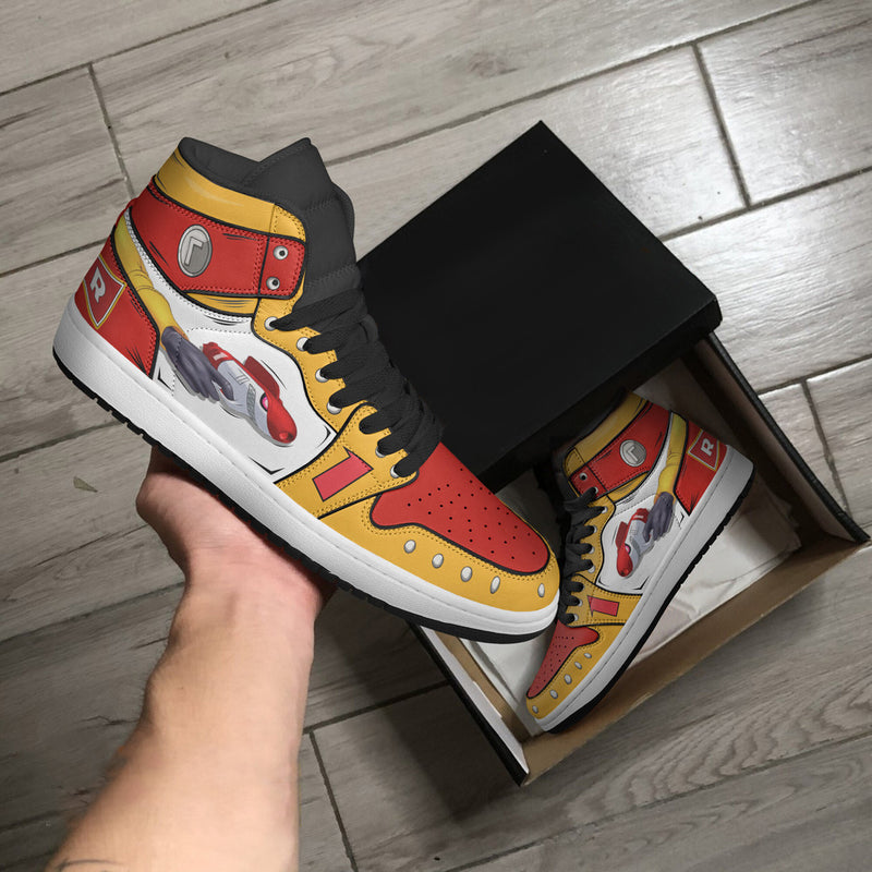 Sanji Sneakers Custom One Picece Red Anime Shoes