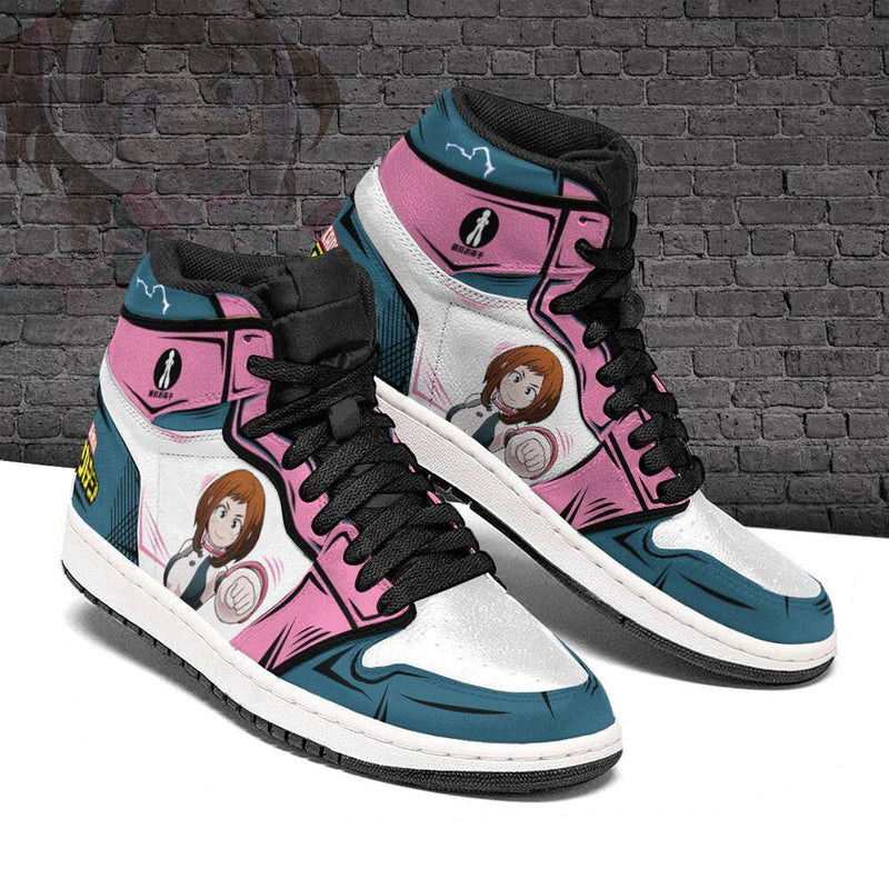 Ochaco Uraraka Shoes Custom My Hero Academy Anime Boot Sneakers