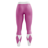 Pink Ranger Mighty Morphin Power Rangers Custom Unisex Leggings Spats Training Tights