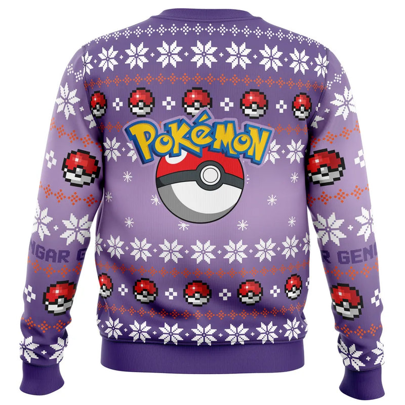 Christmas Gengar Pokemon Ugly Christmas Sweater