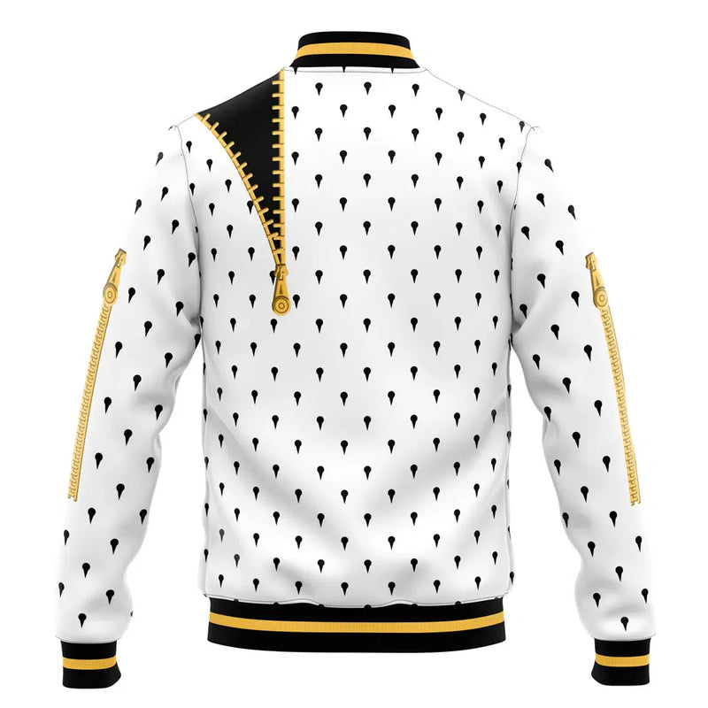 Bruno Bucciarati Pattern Jojo’s Bizarre Adventure Varsity Jacket