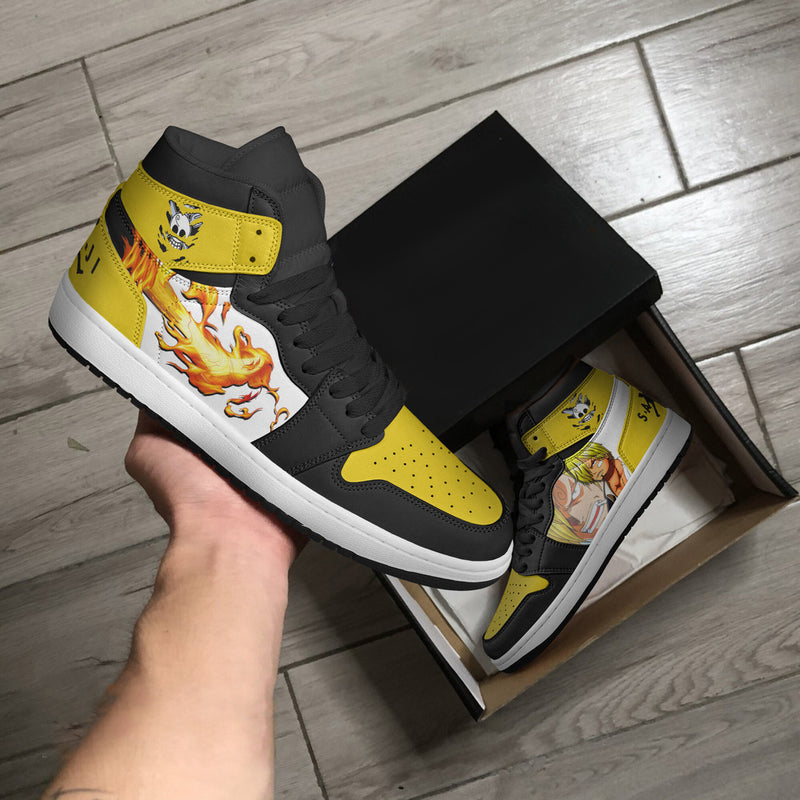 Sanji Sneakers Custom One Piece Anime Shoes New Version