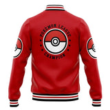 Poke League Champion V2 Pokemon Varsity Jacket