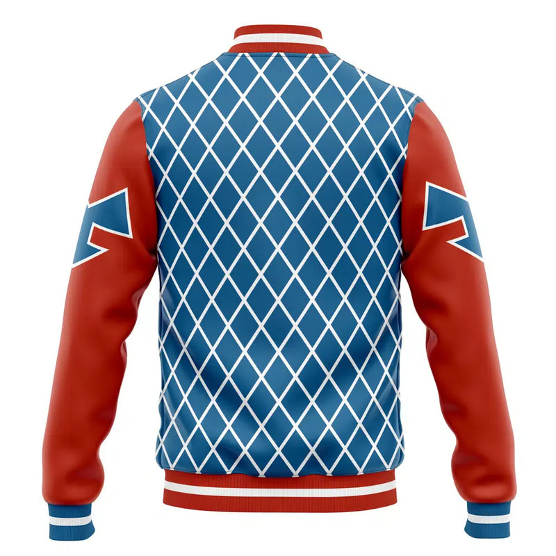 Mista Guido Pattern Jojo’s Bizarre Adventure Varsity Jacket