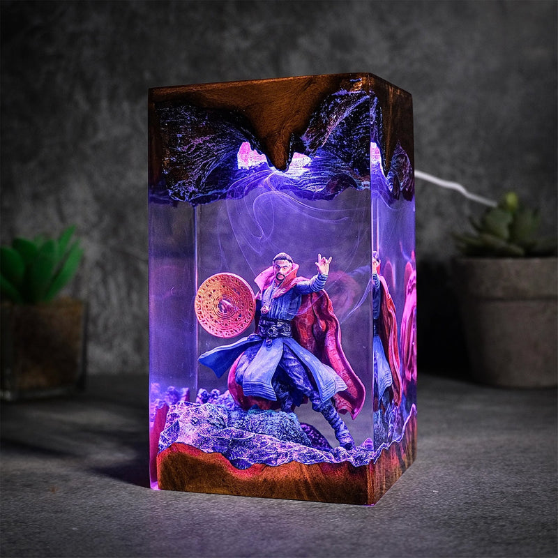 MCU Iron Man Epoxy Resin Lamp, Night Light