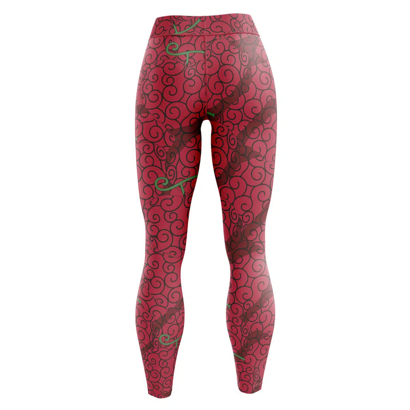 Ope Ope No Mi Devil Fruit One Piece Custom Unisex Leggings Spats Training Tights