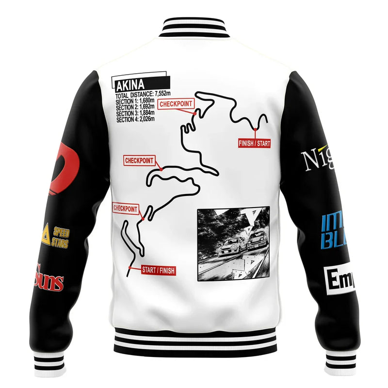 Drift Racer Initial D Varsity Jacket