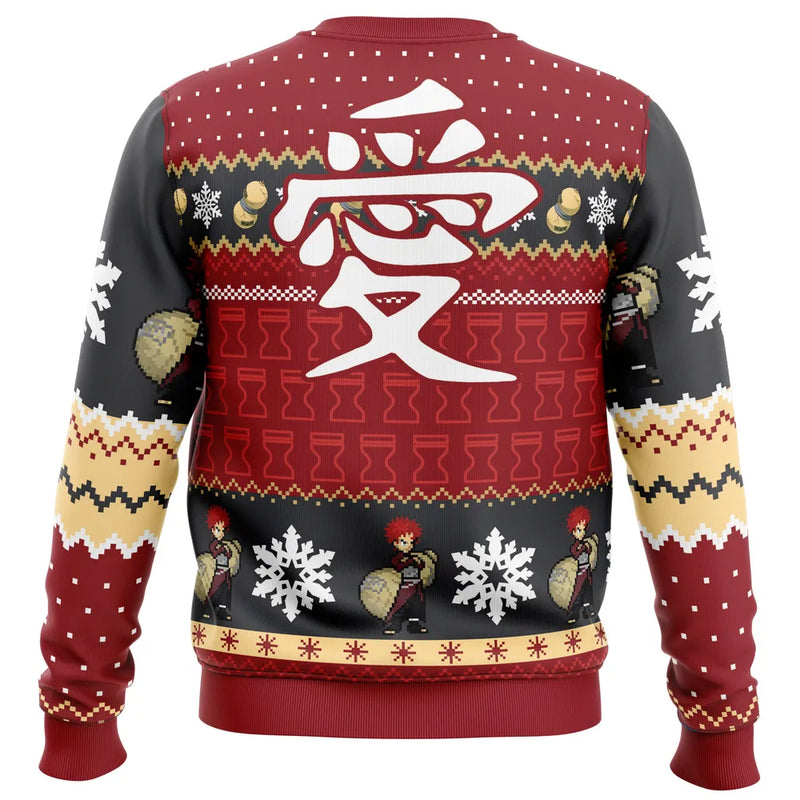 Christmas Gaara Naruto Ugly Christmas Sweater