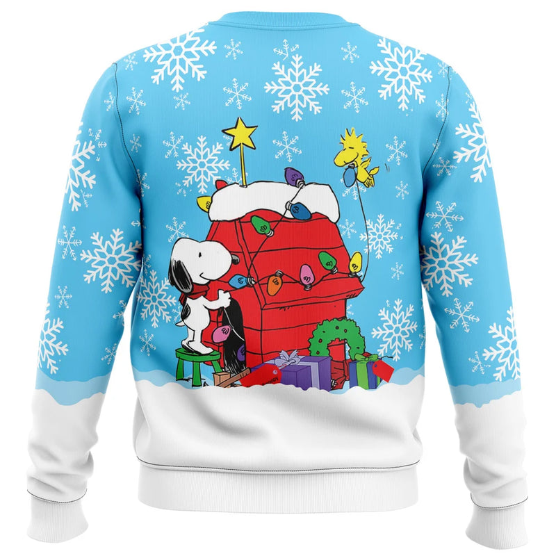 Snowy Christmas Snoopy Ugly Christmas Sweater