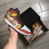 Luffy x Pikachu Custom Pokemon Boot Sneakers One Piece Anime Shoes