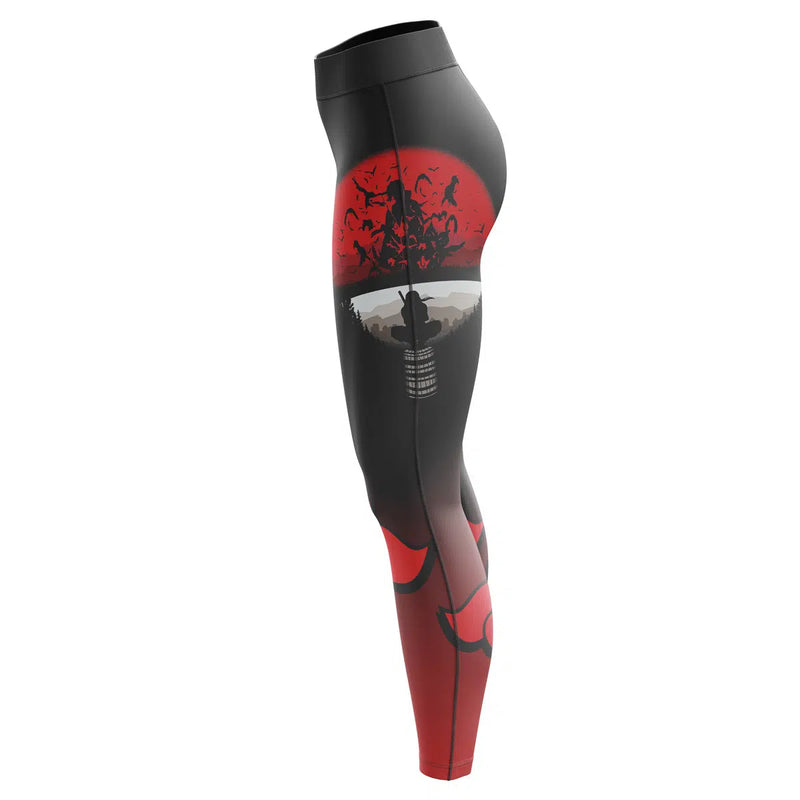 Itachi Uchiha Akatsuki Custom Unisex Leggings Spats Training Tight