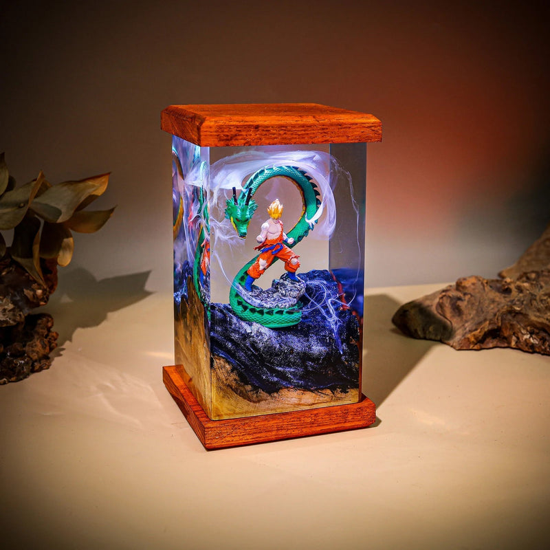 Dragon Ball Dragon Goku Epoxy Resin Lamp, Night Light