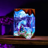 Demon Slayer Tomioka Giyuu Epoxy Resin Lamp, Night Light