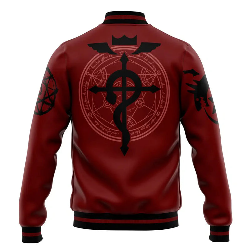 Edward Fullmetal Alchemist Varsity Jacket