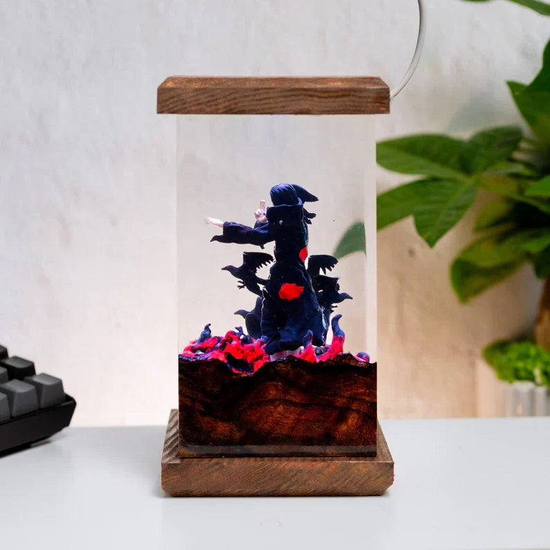 Itachi Uchiha Naruto Epoxy Resin Lamp, Night Light