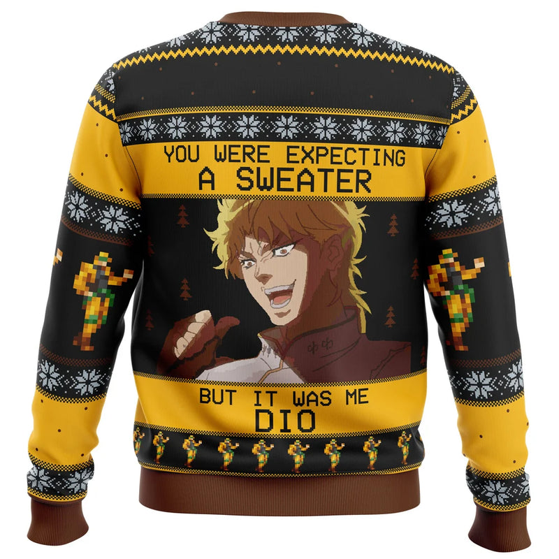 It Was Me Dio Jojo’s Bizarre Adventure Ugly Christmas Sweater