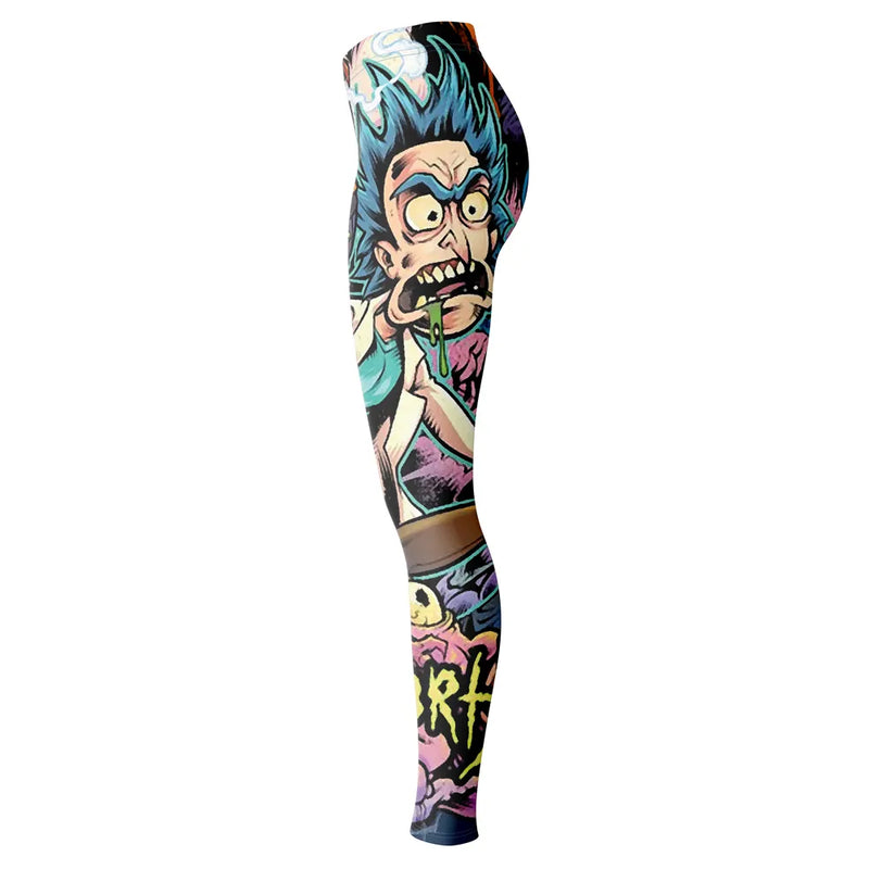 Collage Rick and Morty Leggings