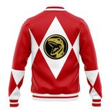 Red Ranger Mighty Morphin Power Rangers Varsity Jacket