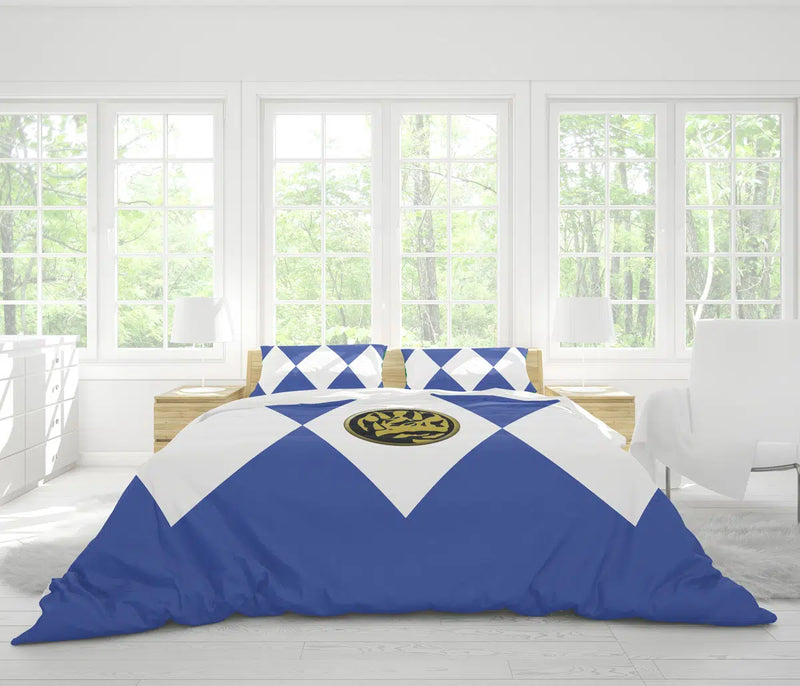 Blue Ranger Mighty Morphin Power Rangers Bedding Set