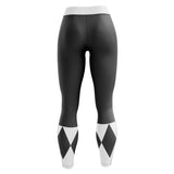 Black Ranger Mighty Morphin Power Rangers Custom Unisex Leggings Spats Training Tights