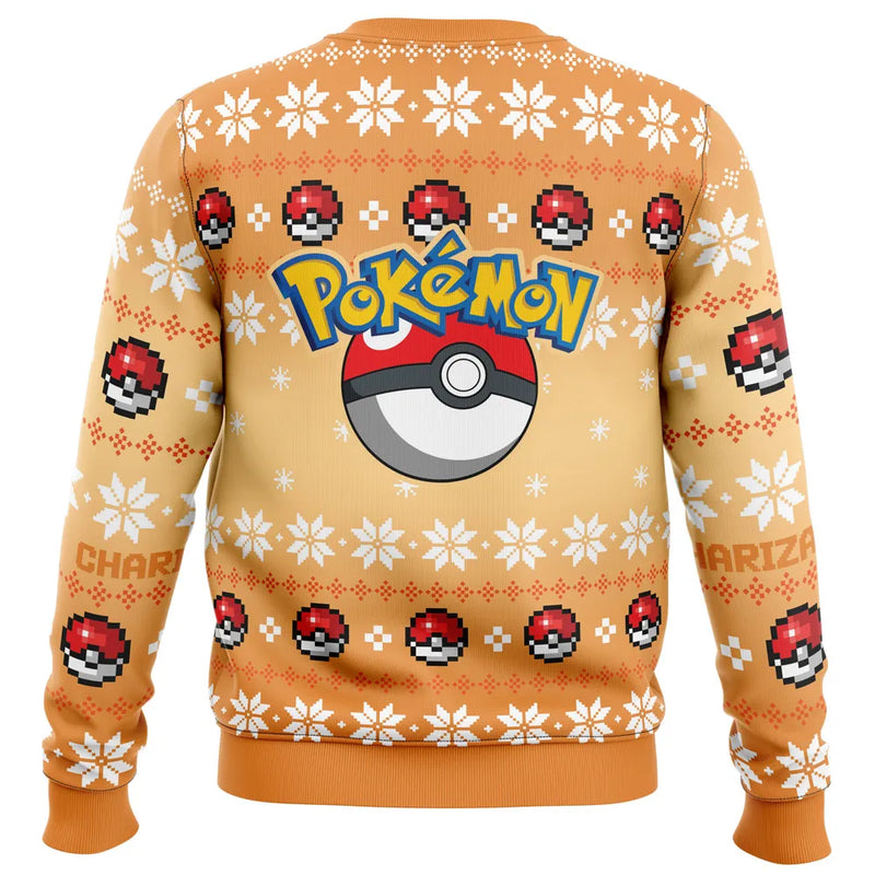 Christmas Charizard Pokemon Ugly Christmas Sweater