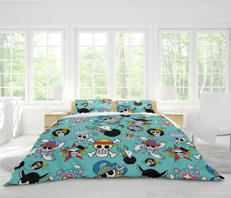 Strawhats Jolly Roger One Piece Bedding Set