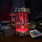 Dragon Ball Vegeta Super Saiyan Healing Chamber Incubator Epoxy Resin Lamp, Night Light, Wireless Lights