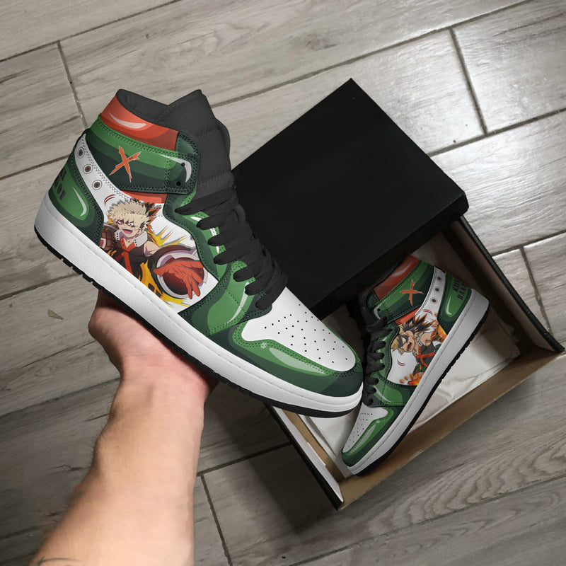 Bakugou Sneakers Limited Edition My Here Academia Anime Shoes Ver 1