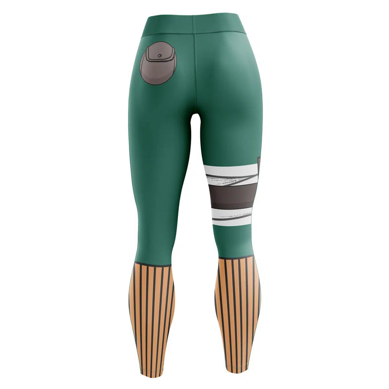 Rock Lee pants Cosplay Shippuden Custom Unisex Leggings Spats Training Tights